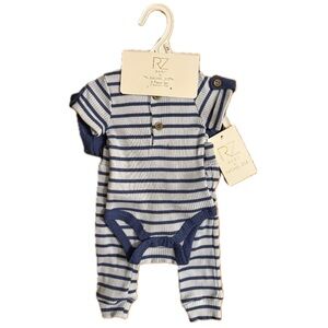 Rachel Zoe Baby Boy 3 Piece Outfit Set